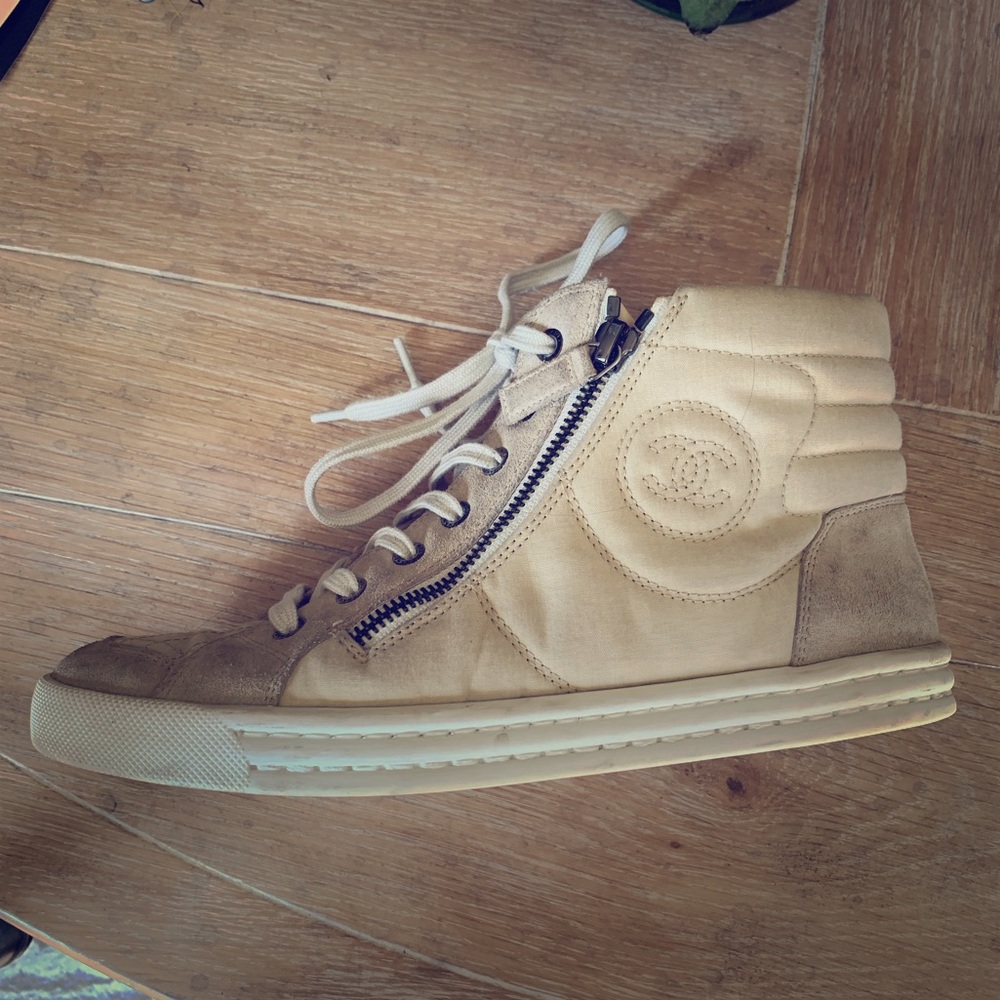 Authentic Vintage Chanel High Tops